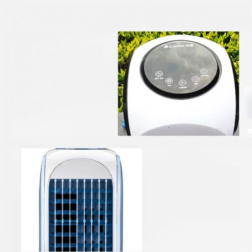  AIRZEIMIN Compact portable air cooler,Personal Bladeless quiet 4 caster wheels Air conditioner-A