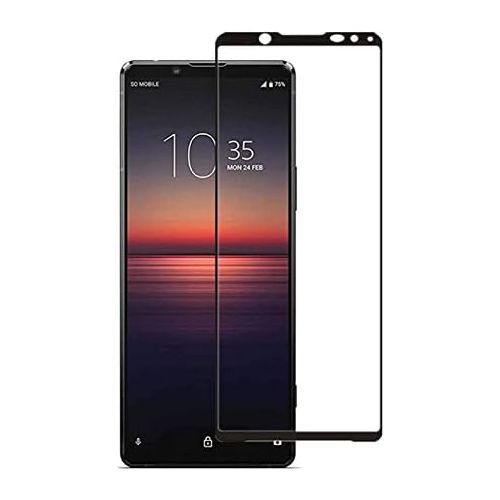  AISELAN 3D Curved Screen Tempered Glass for Sony Xperia 1 II - (2pack) Full Cover Anti Scratch Screen Protector for Sony Xperia 1 ii