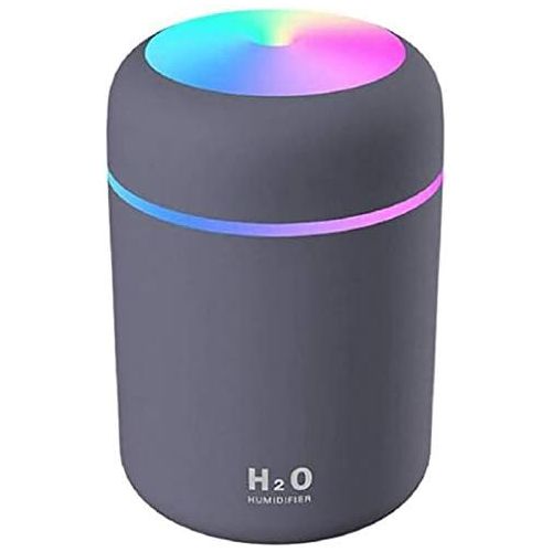  [아마존베스트]AISHNA Mini Humidifier, Humidifier With Two Spray Modes, With 300 ml Water, USB Charging Function, 2 Mist Modes, Super Quiet, Automatic Shut-off And Night Light Function