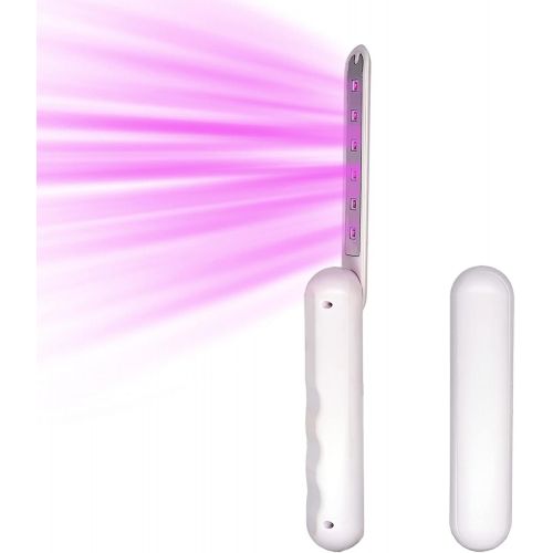  UV Light Sanitizer Wand, AIWOIT Ultraviolet Disinfection Sterilizer, Real 6 UVC LED Portable Handheld Sterilization Disinfector Kills 99.99% of Harmful Substances