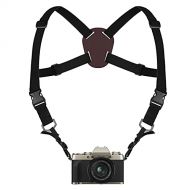 AIXPI Binocular Harness Strap, Camera Chest Harness with Adjustable Stretchy and Quick Release, X-Shaped Decompression Binocular Straps for Carrying Binocular, Cameras, Rangefinders and