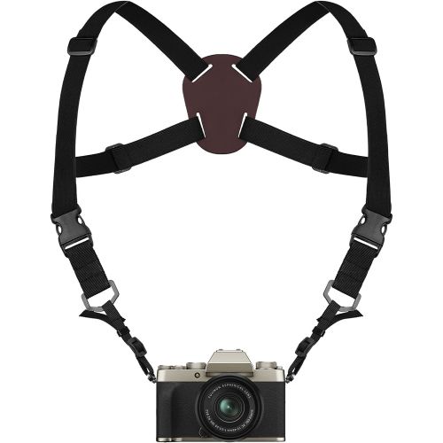  AIXPI Binocular Harness Strap, Camera Chest Harness with Adjustable Stretchy and Quick Release, X-Shaped Decompression Binocular Straps for Carrying Binocular, Cameras, Rangefinders and