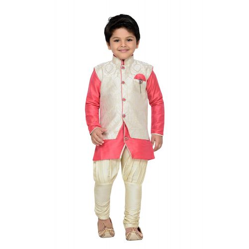  AJ Dezines Kids Indian Wear Bollywood Style Kurta Pyjama Waistcoat for Baby Boys