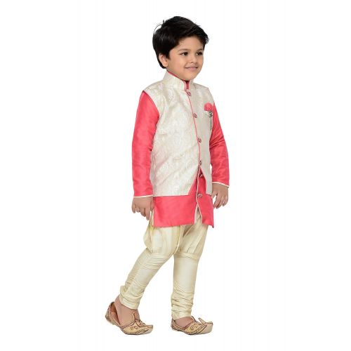  AJ Dezines Kids Indian Wear Bollywood Style Kurta Pyjama Waistcoat for Baby Boys