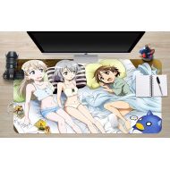 3D Strike Witches 620 Japan Anime Game Non-Slip Office Desk Mouse Mat Game AJ WALLPAPER US Angelia (W120cmxH60cm(47x24))