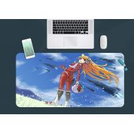 3D Space Ship Pilot Female Astronauts 588 Japan Anime Game Non-Slip Office Desk Mouse Mat Game AJ WALLPAPER US Angelia (W120cmxH60cm(47x24))