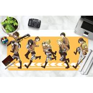 3D Attack On Titan 697 Japan Anime Game Non-Slip Office Desk Mouse Mat Game AJ WALLPAPER US Angelia (W120cmxH60cm(47x24))