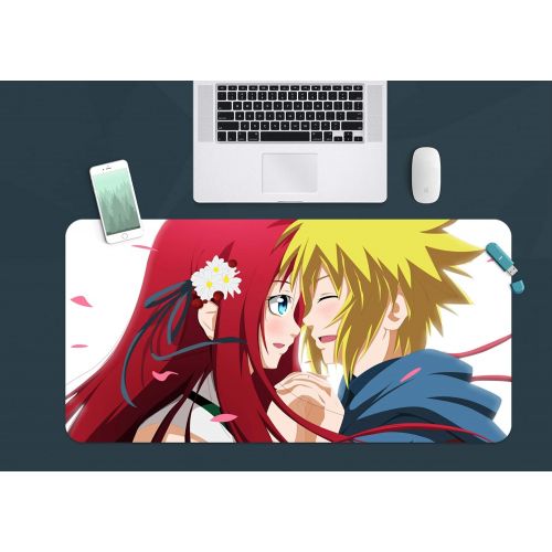  3D Naruto 578 Japan Anime Game Non-Slip Office Desk Mouse Mat Game AJ WALLPAPER US Angelia (W120cmxH60cm(47x24))