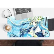 3D Ocean Girl 844 Japan Anime Game Non-Slip Office Desk Mouse Mat Game AJ WALLPAPER US Angelia (W120cmxH60cm(47x24))