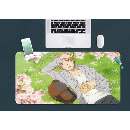  3D Natsume Grassland 767 Japan Anime Game Non-Slip Office Desk Mouse Mat Game AJ WALLPAPER US Angelia (W120cmxH60cm(47x24))