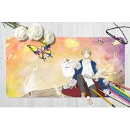 3D Natsume Butterfly 773 Japan Anime Game Non-Slip Office Desk Mouse Mat Game AJ WALLPAPER US Angelia (W120cmxH60cm(47x24))