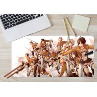 3D Attack On Titan 705 Japan Anime Game Non-Slip Office Desk Mouse Mat Game AJ WALLPAPER US Angelia (W120cmxH60cm(47x24))