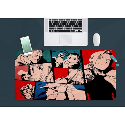  3D Cartoon Characters Collection 659 Japan Anime Game Non-Slip Office Desk Mouse Mat Game AJ WALLPAPER US Angelia (W120cmxH60cm(47x24))