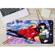 3D Inuyasha Higurashi Kagome 563 Japan Anime Game Non-Slip Office Desk Mouse Mat Game AJ WALLPAPER US Angelia (W120cmxH60cm(47x24))
