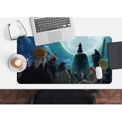  3D Naruto 579 Japan Anime Game Non-Slip Office Desk Mouse Mat Game AJ WALLPAPER US Angelia (W120cmxH60cm(47x24))