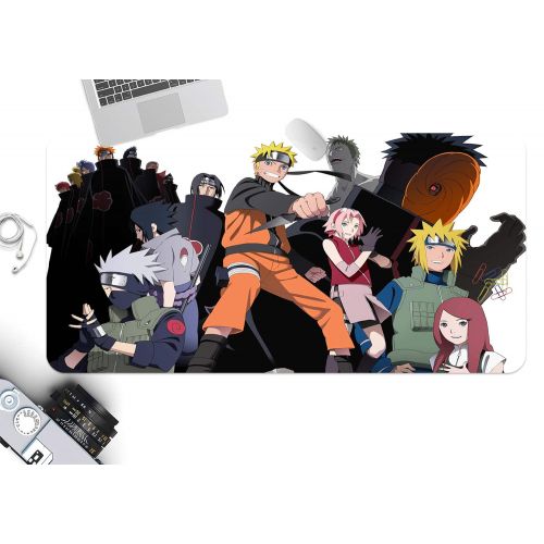  3D Naruto 581 Japan Anime Game Non-Slip Office Desk Mouse Mat Game AJ WALLPAPER US Angelia (W120cmxH60cm(47x24))