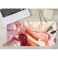 3D Darling in The Franxx Zero Two 533 Japan Anime Game Non-Slip Office Desk Mouse Mat Game AJ WALLPAPER US Angelia (W120cmxH60cm(47x24))