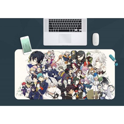  3D Touken Ranbu 822 Japan Anime Game Non-Slip Office Desk Mouse Mat Game AJ WALLPAPER US Angelia (W120cmxH60cm(47x24))