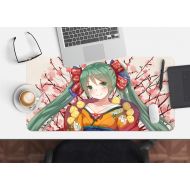 3D Hatsune Miku Cherry Blossoms 741 Japan Anime Game Non-Slip Office Desk Mouse Mat Game AJ WALLPAPER US Angelia (W120cmxH60cm(47x24))