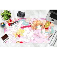 3D Cardcaptor Sakura 726 Japan Anime Game Non-Slip Office Desk Mouse Mat Game AJ WALLPAPER US Angelia (W120cmxH60cm(47x24))