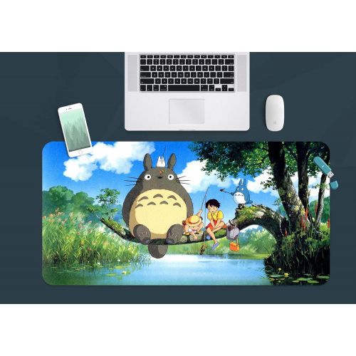  3D Spirited Away 615 Japan Anime Game Non-Slip Office Desk Mouse Mat Game AJ WALLPAPER US Angelia (W120cmxH60cm(47x24))