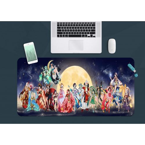  3D Anime Characters Collection 682 Japan Anime Game Non-Slip Office Desk Mouse Mat Game AJ WALLPAPER US Angelia (W120cmxH60cm(47x24))