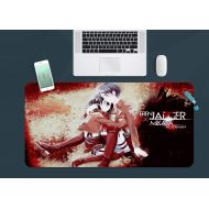 3D Attack On Titan 685 Japan Anime Game Non-Slip Office Desk Mouse Mat Game AJ WALLPAPER US Angelia (W120cmxH60cm(47x24))