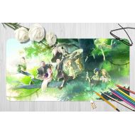 3D Natsume Forest 772 Japan Anime Game Non-Slip Office Desk Mouse Mat Game AJ WALLPAPER US Angelia (W120cmxH60cm(47x24))
