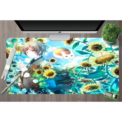  3D Natsume Sunflower 766 Japan Anime Game Non-Slip Office Desk Mouse Mat Game AJ WALLPAPER US Angelia (W120cmxH60cm(47x24))
