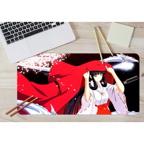  3D Inuyasha Red Coat 760 Japan Anime Game Non-Slip Office Desk Mouse Mat Game AJ WALLPAPER US Angelia (W120cmxH60cm(47x24))