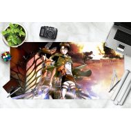 3D Attack On Titan 717 Japan Anime Game Non-Slip Office Desk Mouse Mat Game AJ WALLPAPER US Angelia (W120cmxH60cm(47x24))