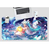 3D Hatsune Miku 953 Japan Anime Game Non-Slip Office Desk Mouse Mat Game AJ WALLPAPER US Angelia (W120cmxH60cm(47x24))