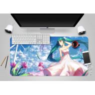 3D Hatsune Miku Sky Flying 901 Japan Anime Game Non-Slip Office Desk Mouse Mat Game AJ WALLPAPER US Angelia (W120cmxH60cm(47x24))