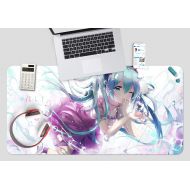 3D Hatsune Miku 955 Japan Anime Game Non-Slip Office Desk Mouse Mat Game AJ WALLPAPER US Angelia (W120cmxH60cm(47x24))