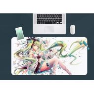 3D Hatsune Miku Magic 920 Japan Anime Game Non-Slip Office Desk Mouse Mat Game AJ WALLPAPER US Angelia (W120cmxH60cm(47x24))