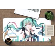 3D Hatsune Miku Sing 950 Japan Anime Game Non-Slip Office Desk Mouse Mat Game AJ WALLPAPER US Angelia (W120cmxH60cm(47x24))