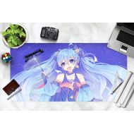 3D Hatsune Miku Magic Fairy Stick 933 Japan Anime Game Non-Slip Office Desk Mouse Mat Game AJ WALLPAPER US Angelia (W120cmxH60cm(47x24))