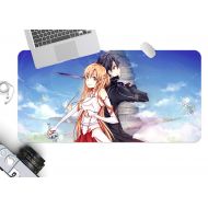 3D Sword Art Online 1070 Japan Anime Game Non-Slip Office Desk Mouse Mat Game AJ WALLPAPER US Angelia (W120cmxH60cm(47x24))