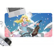3D Fox Spirit Matchmaker 1030 Japan Anime Game Non-Slip Office Desk Mouse Mat Game AJ WALLPAPER US Angelia (W120cmxH60cm(47x24))