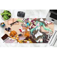 3D Hatsune Miku 913 Japan Anime Game Non-Slip Office Desk Mouse Mat Game AJ WALLPAPER US Angelia (W120cmxH60cm(47x24))