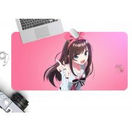 3D Kizuna Ai 1052 Japan Anime Game Non-Slip Office Desk Mouse Mat Game AJ WALLPAPER US Angelia (W120cmxH60cm(47x24))