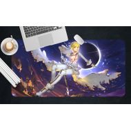 3D Fate Stay Night 1027 Japan Anime Game Non-Slip Office Desk Mouse Mat Game AJ WALLPAPER US Angelia (W120cmxH60cm(47x24))