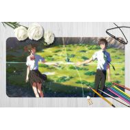 3D Your Name Grassland 1106 Japan Anime Game Non-Slip Office Desk Mouse Mat Game AJ WALLPAPER US Angelia (W120cmxH60cm(47x24))