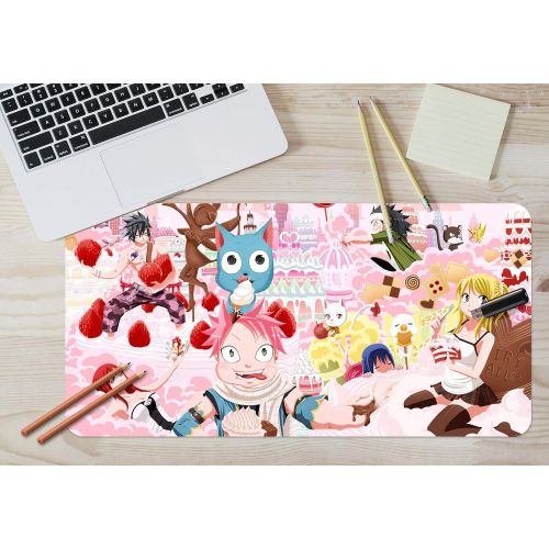  3D Fairy Tail 730 Japan Anime Game Non-Slip Office Desk Mouse Mat Game AJ WALLPAPER US Angelia (W120cmxH60cm(47x24))