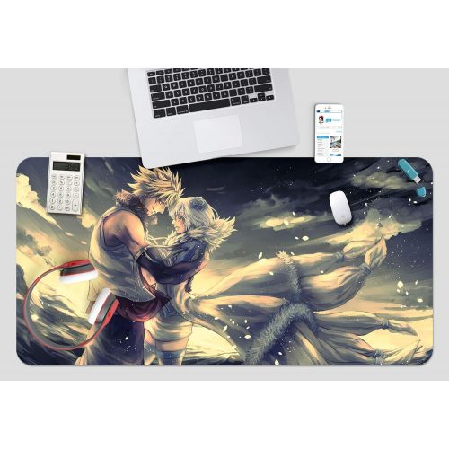  3D Fairy Tail Sky 733 Japan Anime Game Non-Slip Office Desk Mouse Mat Game AJ WALLPAPER US Angelia (W90cmxH40cm(35x18))