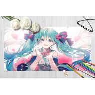 3D Hatsune Miku 556 Japan Anime Game Non-Slip Office Desk Mouse Mat Game AJ WALLPAPER US Angelia (W90cmxH40cm(35x18))