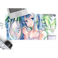3D Hatsune Miku 1042 Japan Anime Game Non-Slip Office Desk Mouse Mat Game AJ WALLPAPER US Angelia (W120cmxH60cm(47x24))