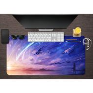 3D Your Name 1008 Japan Anime Game Non-Slip Office Desk Mouse Mat Game AJ WALLPAPER US Angelia (W120cmxH60cm(47x24))