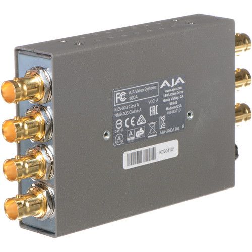  AJA 3GDA 3G-SDI 1x6 Reclocking Distribution Amplifier