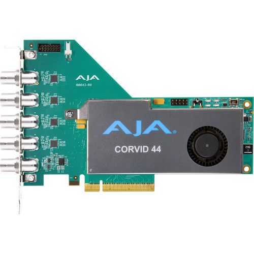  AJA Corvid 44 BNC Flexible Multi-Format I/O Card with Fan (Version 1)